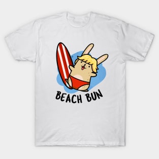 Beach Bun Funny Bunny Puns T-Shirt